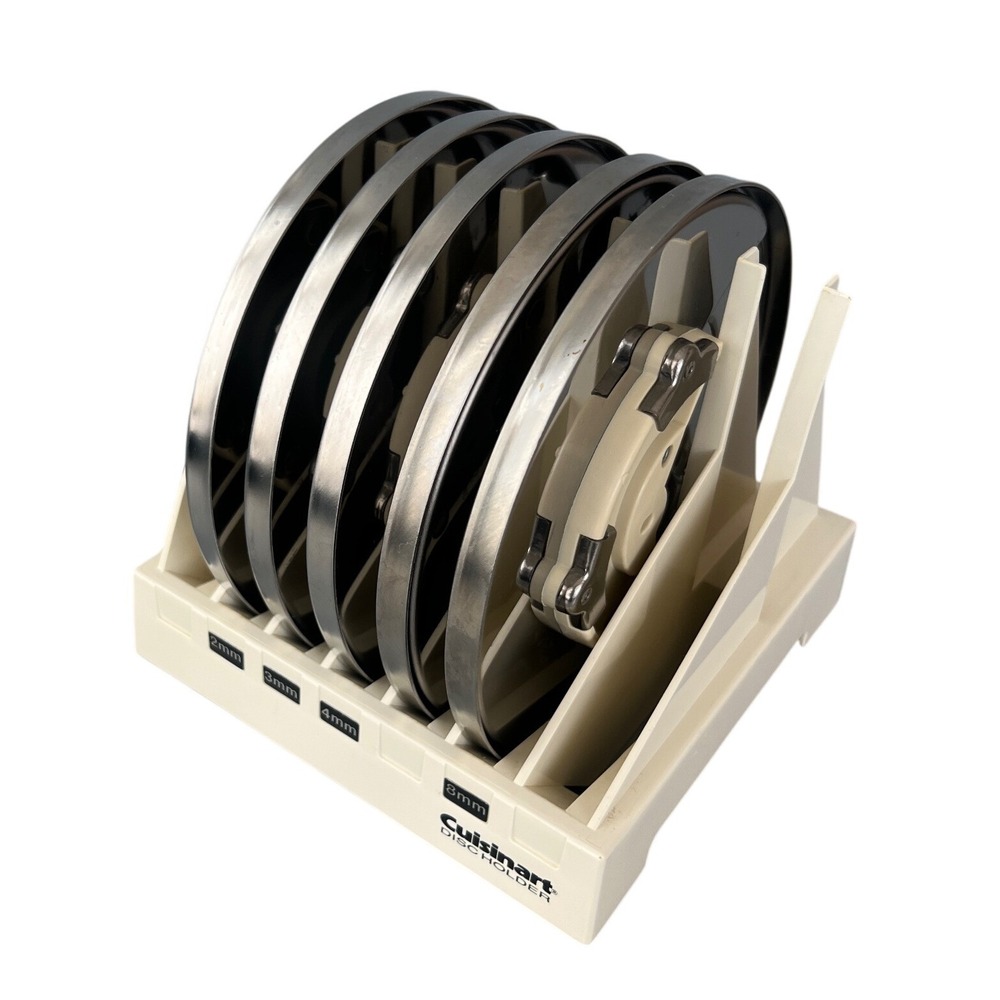 Cuisinart Disc Holder DLC-077 with 5 Slicing Shredding Discs for DLC-7 Series